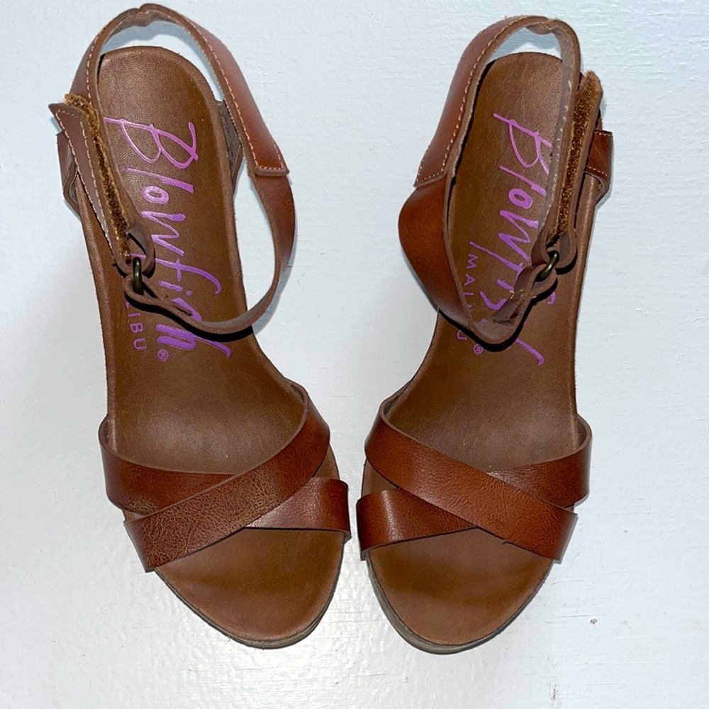 Blowfish Malibu Wedge sandal brown